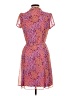 MSK 100% Polyester Paisley Purple Casual Dress Size 10 (petite) - photo 2