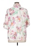Croft & Barrow White 3/4 Sleeve Button-Down Shirt Size 1X - photo 2