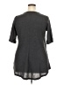 Torrid Gray Short Sleeve Henley Size 2X Plus (2) - photo 2