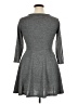 Cloud Chaser Solid Gray Casual Dress Size XL - photo 2