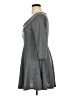 Cloud Chaser Solid Gray Casual Dress Size XL - photo 5