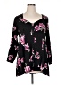 Torrid Black 3/4 Sleeve Blouse Size 1X Plus (1) - photo 1