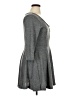 Cloud Chaser Solid Gray Casual Dress Size XL - photo 4