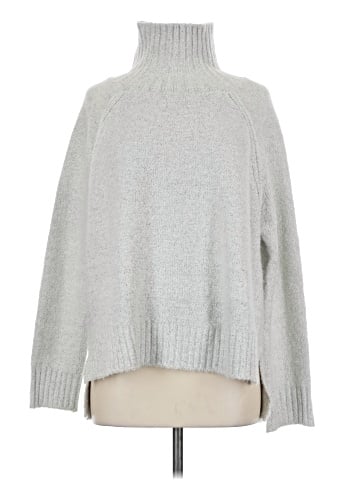 Olivia Grey Turtleneck Sweater (view 1)