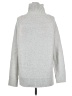 Olivia Grey Solid Silver Turtleneck Sweater Size M - photo 2