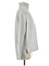 Olivia Grey Solid Silver Turtleneck Sweater Size M - photo 4