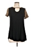 Celeste Animal Print Black Short Sleeve T-Shirt Size L - photo 1