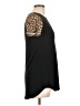 Celeste Animal Print Black Short Sleeve T-Shirt Size L - photo 4