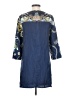 Tibi 100% Silk Graphic Blue Cocktail Dress Size 4 - photo 2