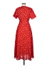 Shein 100% Polyester Hearts Red Casual Dress Size 6 - photo 2