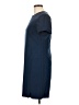 Theory Solid Blue Casual Dress Size 12 - photo 5