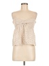 Shein 100% Polyester Tan Tube Top Size 6 - photo 1