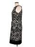 Mario Serrani Graphic Black Cocktail Dress Size 12 - photo 5