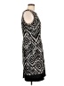 Mario Serrani Graphic Black Cocktail Dress Size 12 - photo 4
