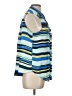 Elle 100% Polyester Stripes Blue Sleeveless Blouse Size L - photo 4