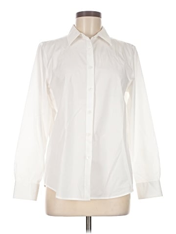 Jones New York Signature Long Sleeve Blouse (view 1)