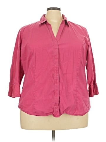 Riders 3/4 Sleeve Button-Down Shirt (view 1)
