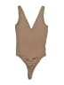 Shinestar Solid Tan One Piece Swimsuit Size S - photo 1