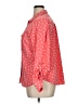 Adrienne Vittadini Polka Dots Red 3/4 Sleeve Button-Down Shirt Size XL - photo 5