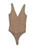 Shinestar Solid Tan One Piece Swimsuit Size S - photo 2