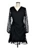 Bar III Polka Dots Black Cocktail Dress Size 8 - photo 1