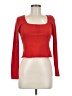 Pink Rose Red Long Sleeve Top Size M - photo 1