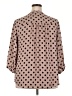 Torrid 100% Polyester Polka Dots Pink 3/4 Sleeve Blouse Size 2X Plus (2) - photo 2