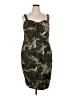 Forever 21 Plus Camo Brown Cocktail Dress Size 2X - photo 1