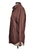 Express Polka Dots Burgundy Long Sleeve Button-Down Shirt Size S - photo 5