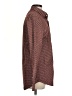 Express Polka Dots Burgundy Long Sleeve Button-Down Shirt Size S - photo 4