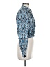 Sandro 100% Silk Print Blue Long Sleeve Silk Top One size (estimated) - photo 4