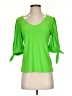 CeCe Green 3/4 Sleeve Top Size XS - photo 1