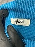 Blumin Houndstooth Blue 3/4 Sleeve Blouse Size S - photo 7