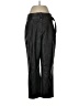 BCBGMAXAZRIA 100% Polyurethane Solid Black Casual Pants Size M - photo 1
