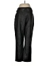 BCBGMAXAZRIA 100% Polyurethane Solid Black Casual Pants Size M - photo 2
