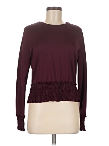 Zara W&B Collection Long Sleeve Top (view 1)