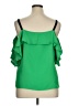 Gibson Latimer 100% Polyester Green Sleeveless Blouse Size XL - photo 2