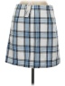 Blue Rain Plaid Blue Casual Skirt Size M - photo 2