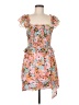 Saylor Floral Orange Cocktail Dress Size M - photo 1