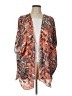 Soprano 100% Polyester Orange Cardigan Size L - photo 1