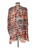 Soprano 100% Polyester Orange Cardigan Size L - photo 2