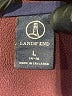 Lands' End 100% Polyester Solid Burgundy Fleece Size L - photo 6