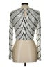 Alex & Sophia Silver Long Sleeve Top Size L - photo 2