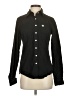 Cinq à Sept 100% Cotton Black Long Sleeve Button-Down Shirt Size S - photo 1