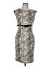 Calvin Klein Animal Print Gray Cocktail Dress Size 8 - photo 1