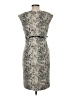 Calvin Klein Animal Print Gray Cocktail Dress Size 8 - photo 2