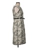 Calvin Klein Animal Print Gray Cocktail Dress Size 8 - photo 4