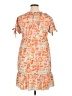 Unbranded Paisley Orange Casual Dress Size XL (estimated) - photo 2