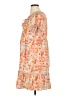 Unbranded Paisley Orange Casual Dress Size XL (estimated) - photo 5