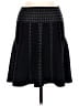 Max Studio Houndstooth Black Casual Skirt Size M - photo 1